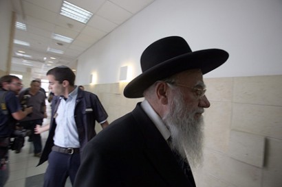 הרב בקשי בבית המשפט (פלאש 90)