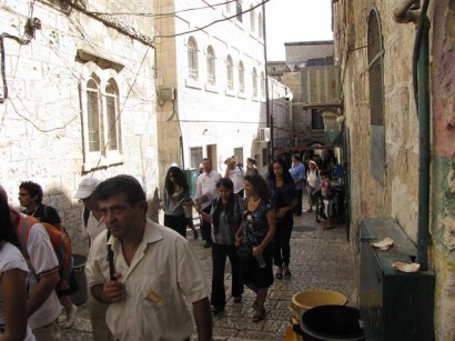 עלייה של עשרות אחוזים במספר המבקרים בעיר העתיקה בחול המועד