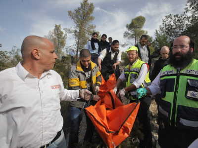 תמונות מהחיפושים ומציאת גופת הנרצחת בהרי ירושלים