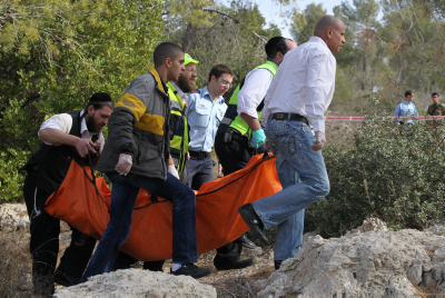 תמונות מהחיפושים ומציאת גופת הנרצחת בהרי ירושלים
