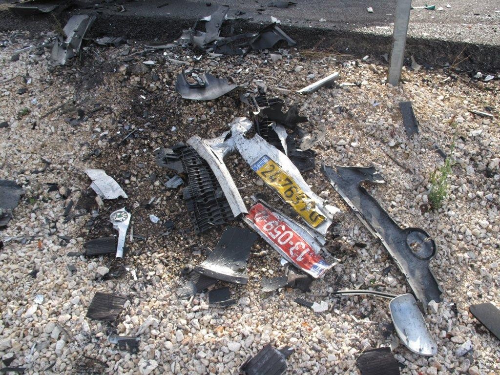 תמונות מתאונת הדרכים הקשה בסמוך לצפת