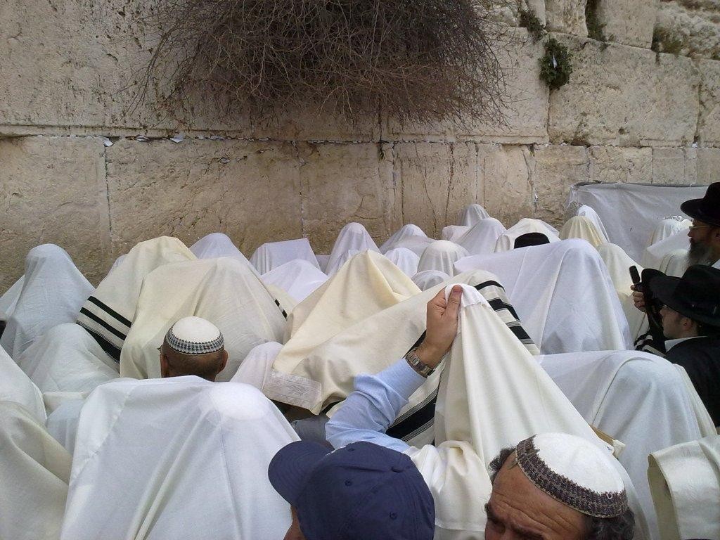 תמונות מברכת הכהנים ההמונית בכותל המערבי