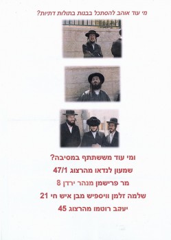 המשטרה עצרה שלושה מראשי הפגנות הקנאים בבית שמש
