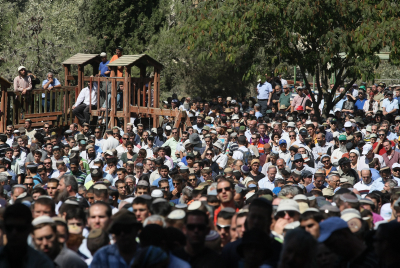 תמונות וקולות מההספדים בהלווית הרב חנן פורת ז"ל