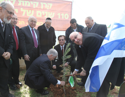 נתניהו, הרב הרשקוביץ, רובי ריבלין והאדמו"ר מקאליב