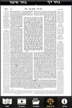 אפליקציה חדשה: ללמוד דף יומי באמצעות האייפון