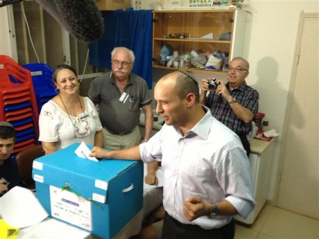 גלריית תמונות ועדכונים מהבחירות בבית היהודי