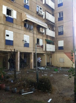 ככה נראית תוצאה של רקטה אחת: 15 נפגעים; נזק לרכוש