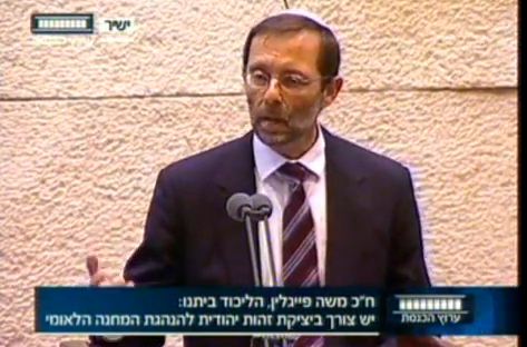 צפו: נאום הבכורה של ח"כ משה פייגלין "לא אשתוק"