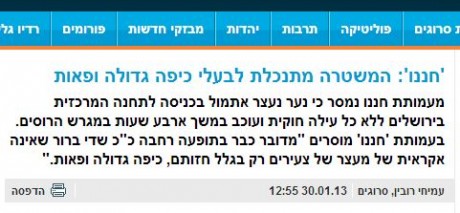 צפו: המשטרה מתנכלת לדתיים בעלי פאות וכיפות גדולות