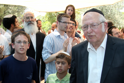 ישיבת הר עציון חגגה 80 לרב אהרון ליכטנשטיין