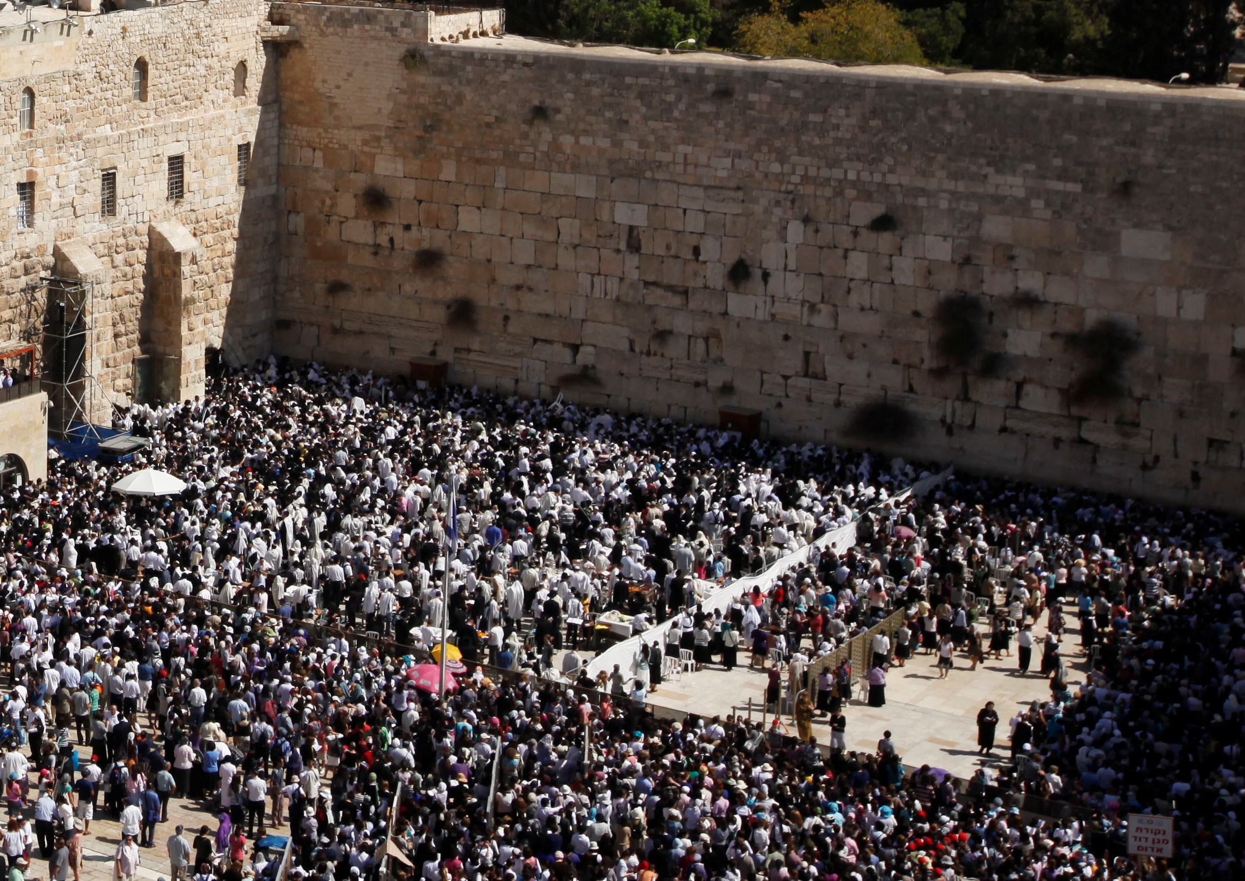 הצעת חוק חדשה: לחלק את רחבת הכותל בצורה שוויונית