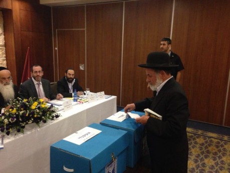 גלריה: תמונות מהבחירות למועצת הרבנות הראשית