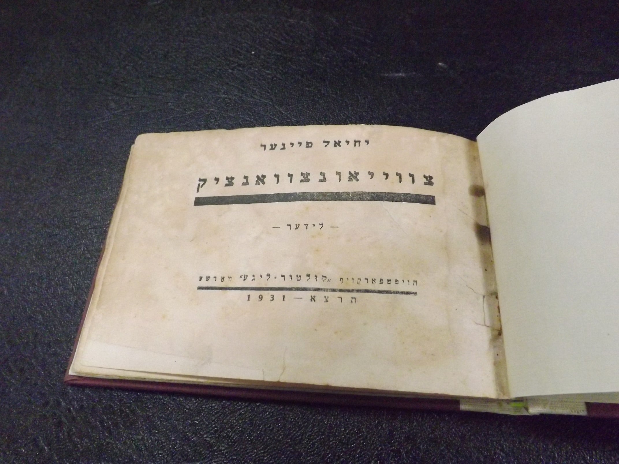 נחשף העותק היחיד בעולם של ספרו האבוד של ק.צטניק