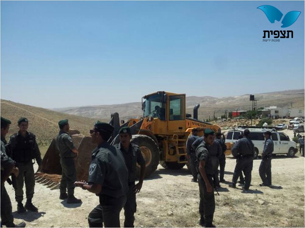 עימותים קשים בפינוי מעלה רחבעם: חמישה עצורים