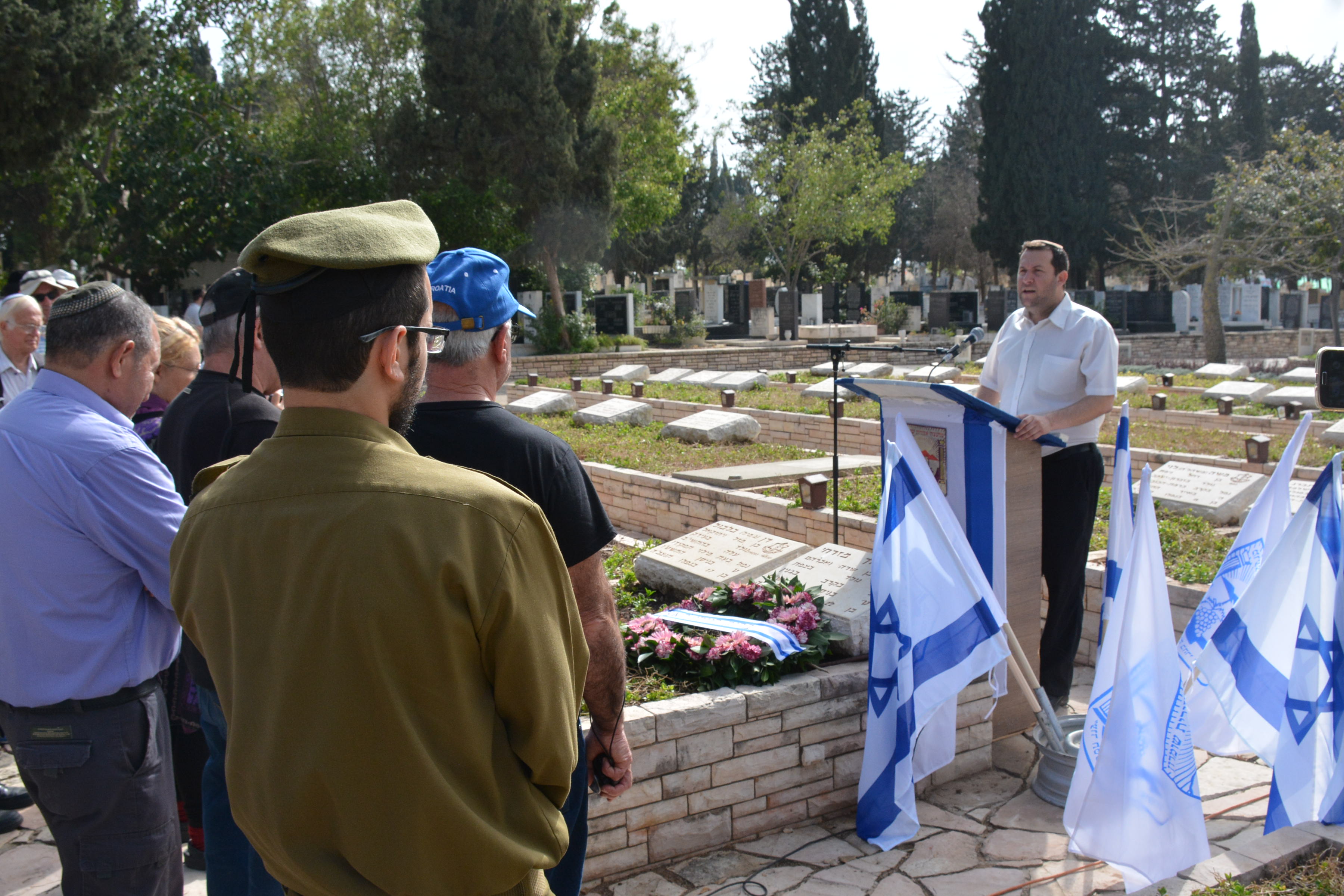 עשרות באזכרתו של לוחם האצ"ל ברוך מזרחי הי"ד