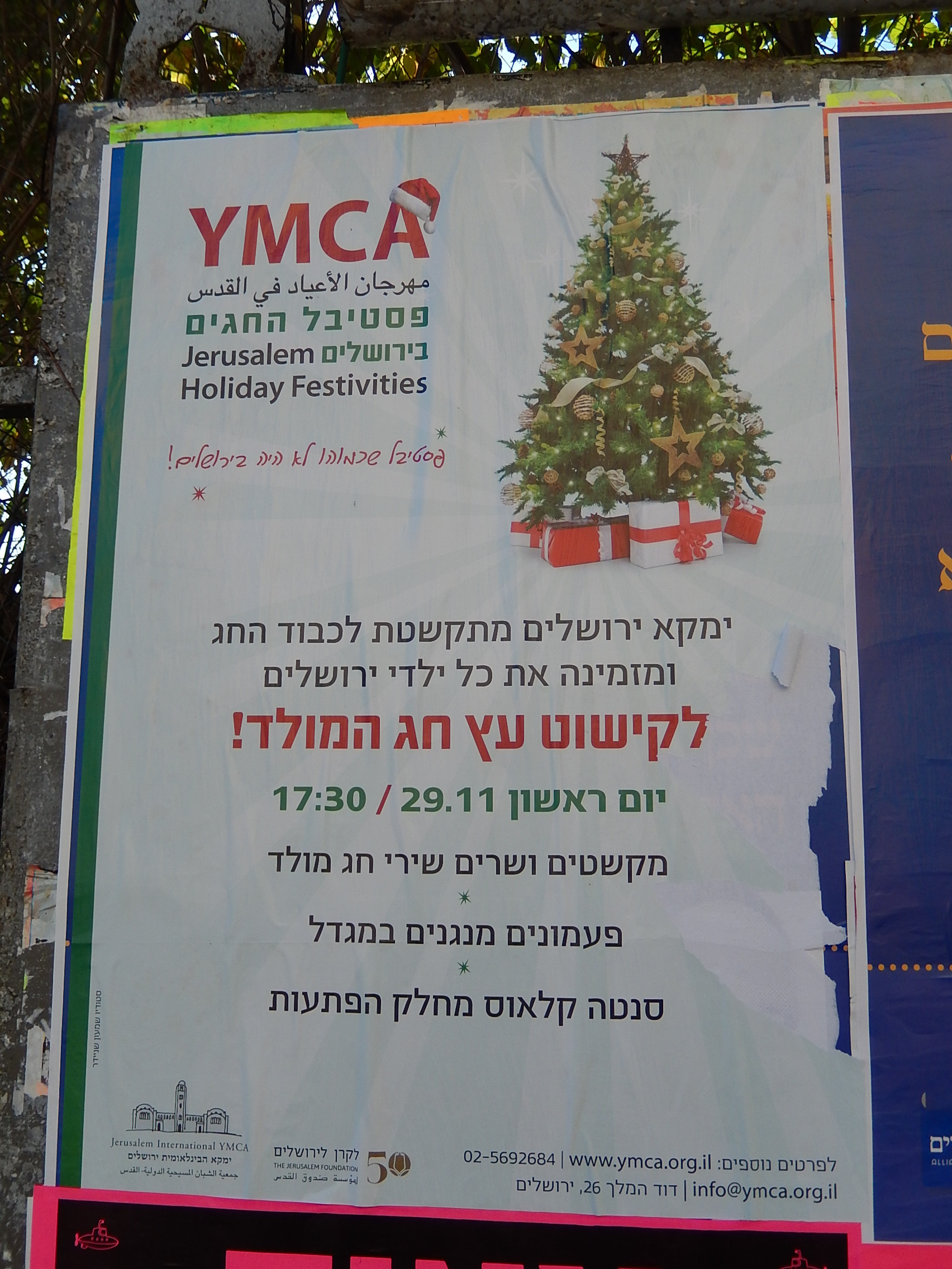 זעזוע: ילדי י-ם הוזמנו לקישוט עצי חג המולד