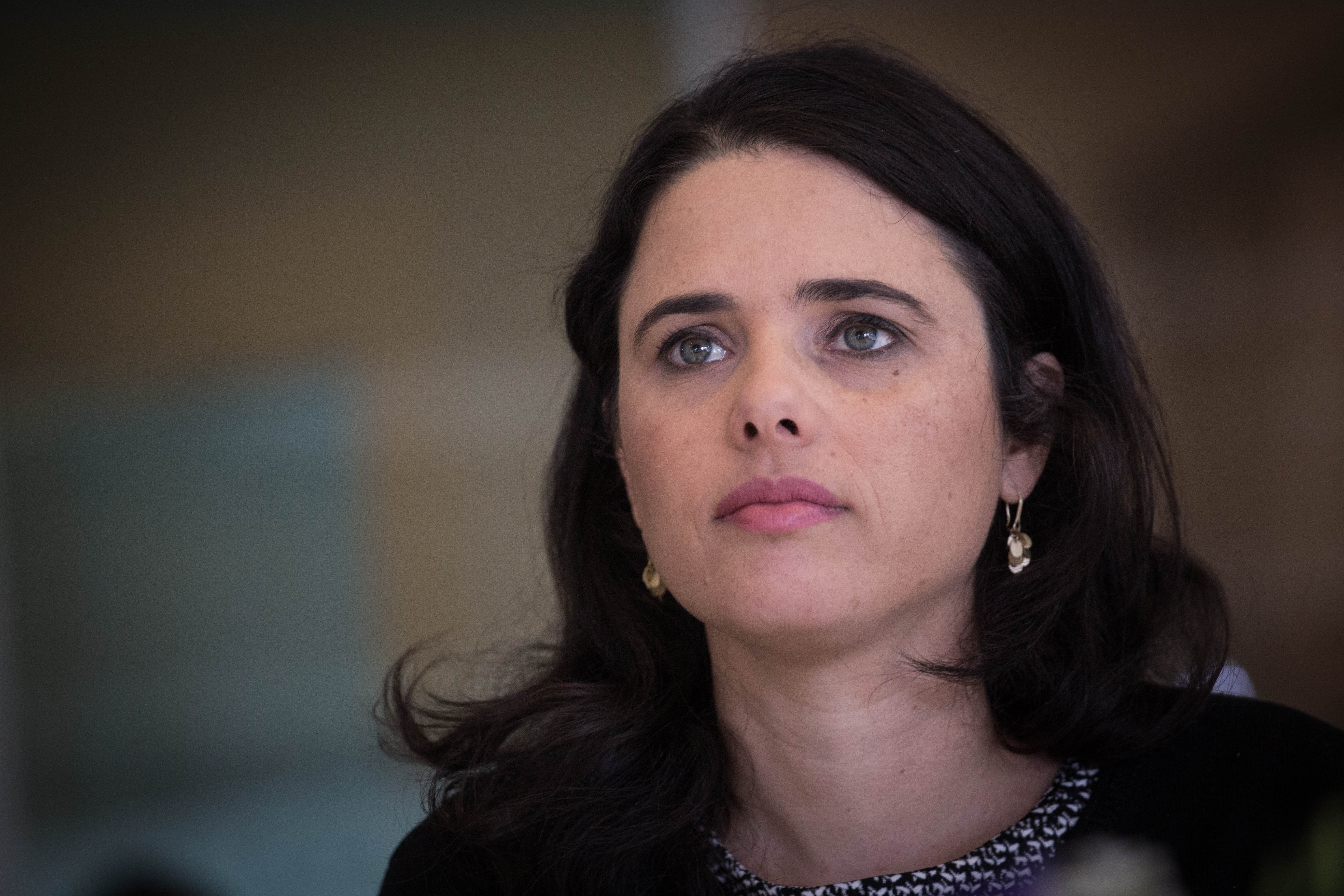 שקד: "כל עוד אנחנו בממשלה זה לא יקרה"