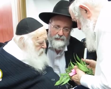 בורא מיני סמים: צפו ברב קנייבסקי מריח קנאביס
