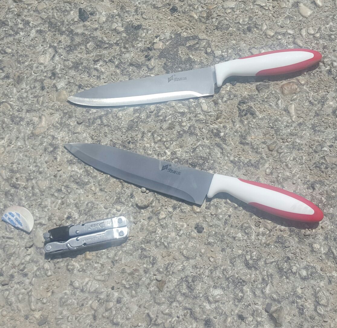זוג מחבלים ערבים ניסו לדקור שוטרים וחוסלו