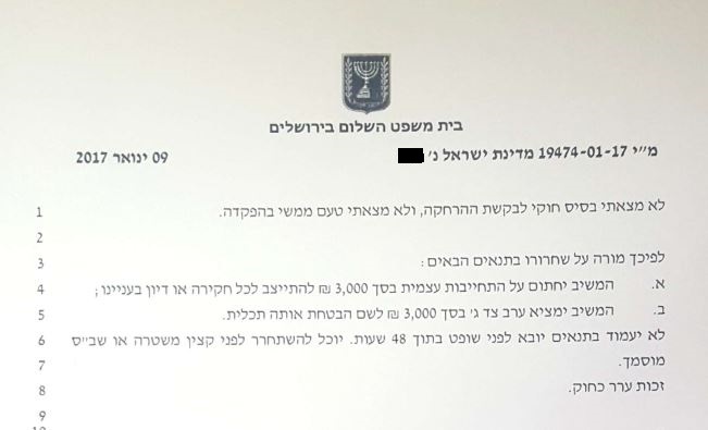 החלטה שופט