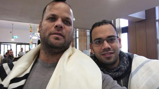 שיראל בלייכר עם האומן מתי שריקי