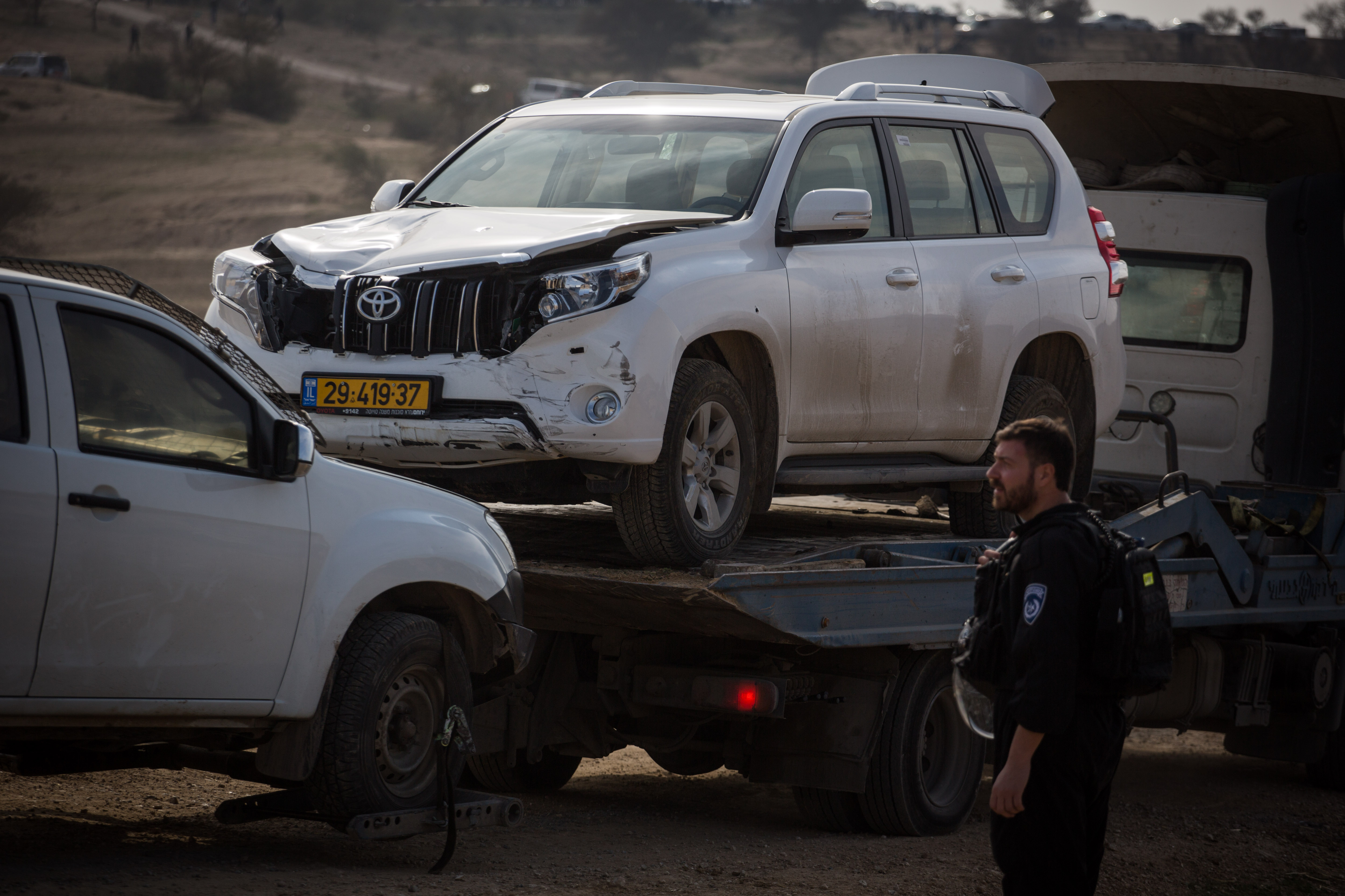 אום אלחיראן: השוטרים ירו על הרכב של מפקד היחידה