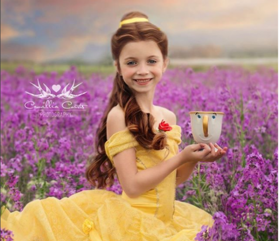 בל (צילום מתוך האינסטגרם disneyinspiredphoto@)