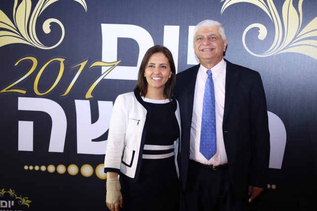 השרה גמליאל וראש עיריית מעלה אדומים באירוע יום האישה אמש