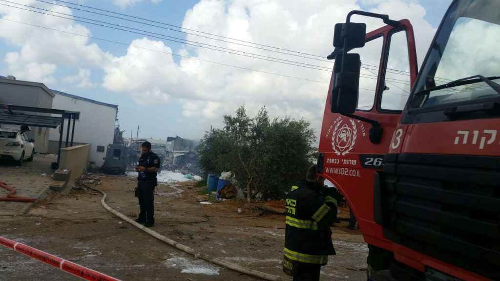 השריפה במחסן הזיקוקים: בית הכנסת נחרב בפיצוץ