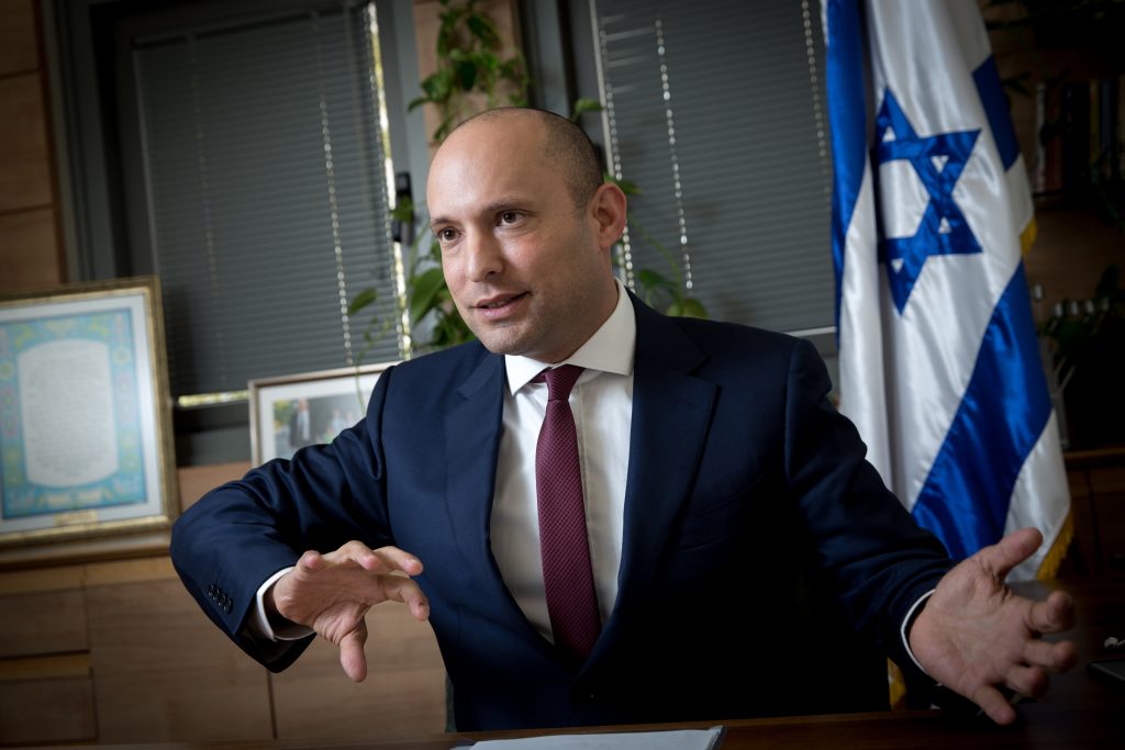 עשינו מהפכה בחינוך. בנט (מרים אלסטר/פלאש90)