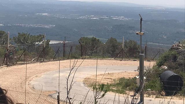 גבול ישראל מהצד הלבנוני (מתוך הסיור של חיזבאללה)