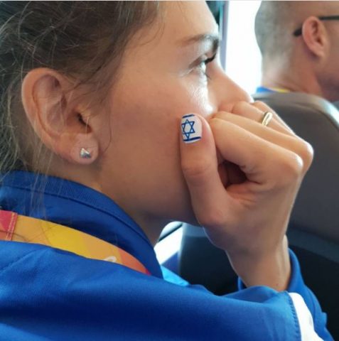 חננה מיננקו ( צילום מסך מאינסטגרם olympicteamisrael)