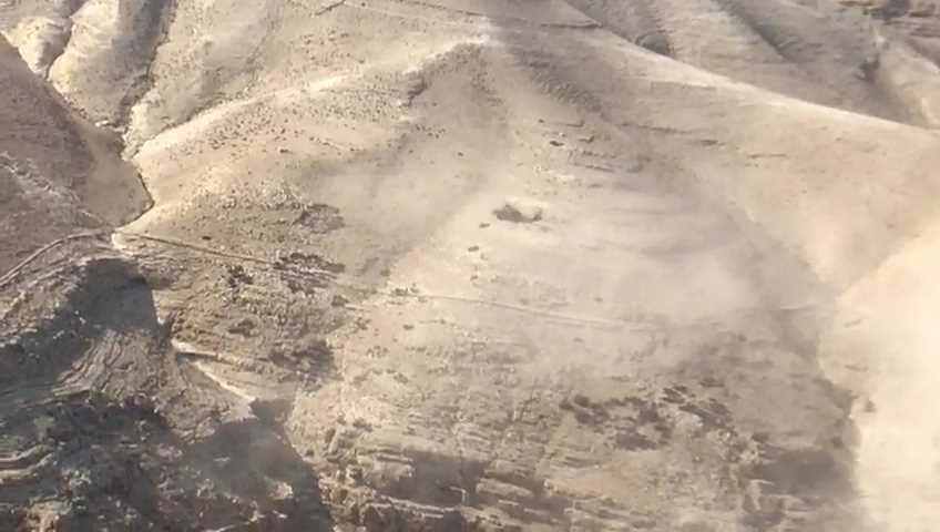 צפו: מסוק מחלץ מטיילים שנתקעו בואדי קלט