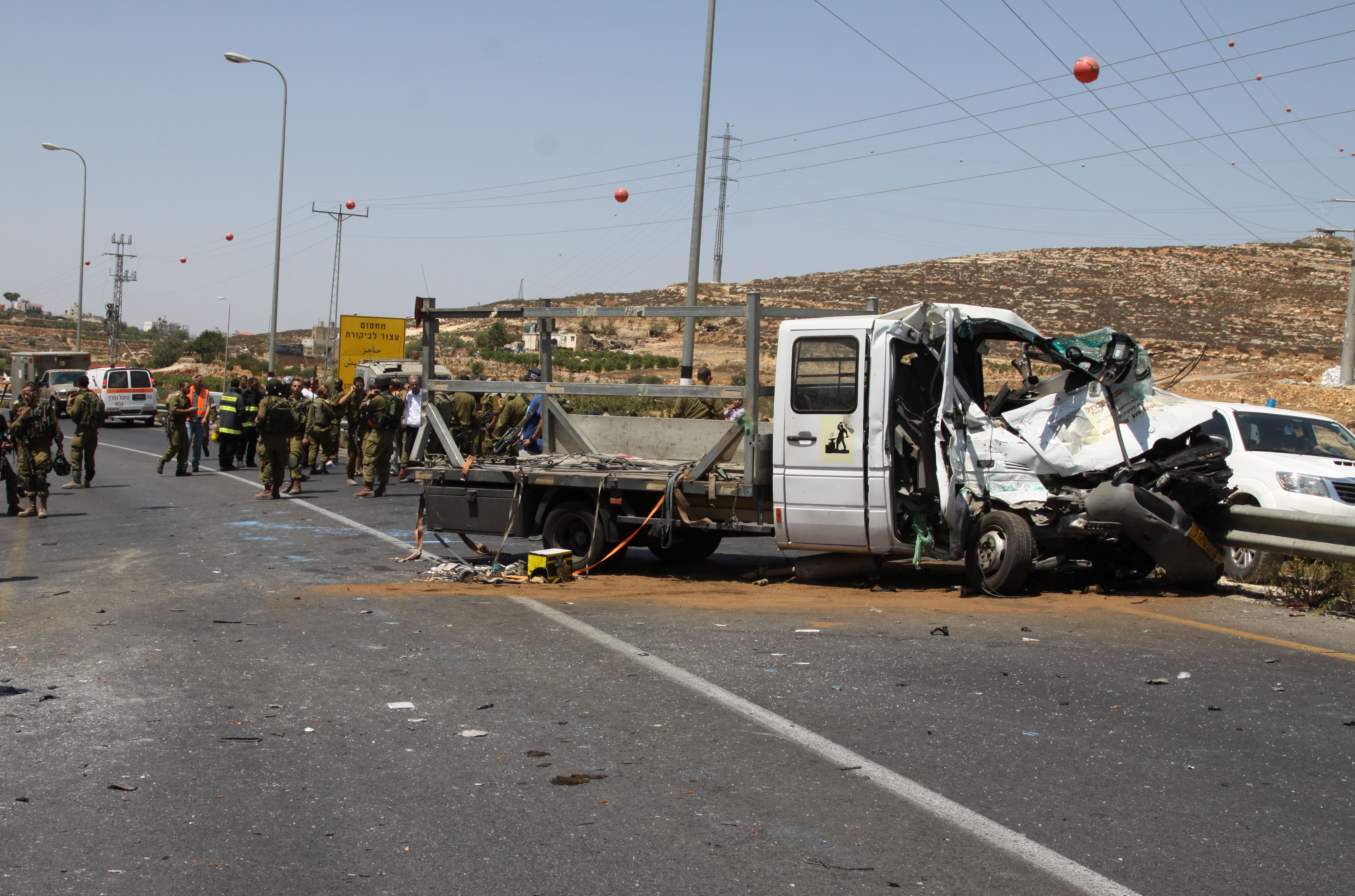 גבר בן 45 נהרג מפגיעת משאית בצומת קרית חיים