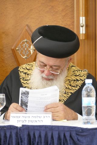 הרב עמאר במצפה יריחו: "אנחנו לא מפחדים מכלום!"