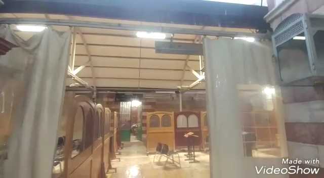 צפו בביזיון: כך נראה אולם התפילה במערת המכפלה
