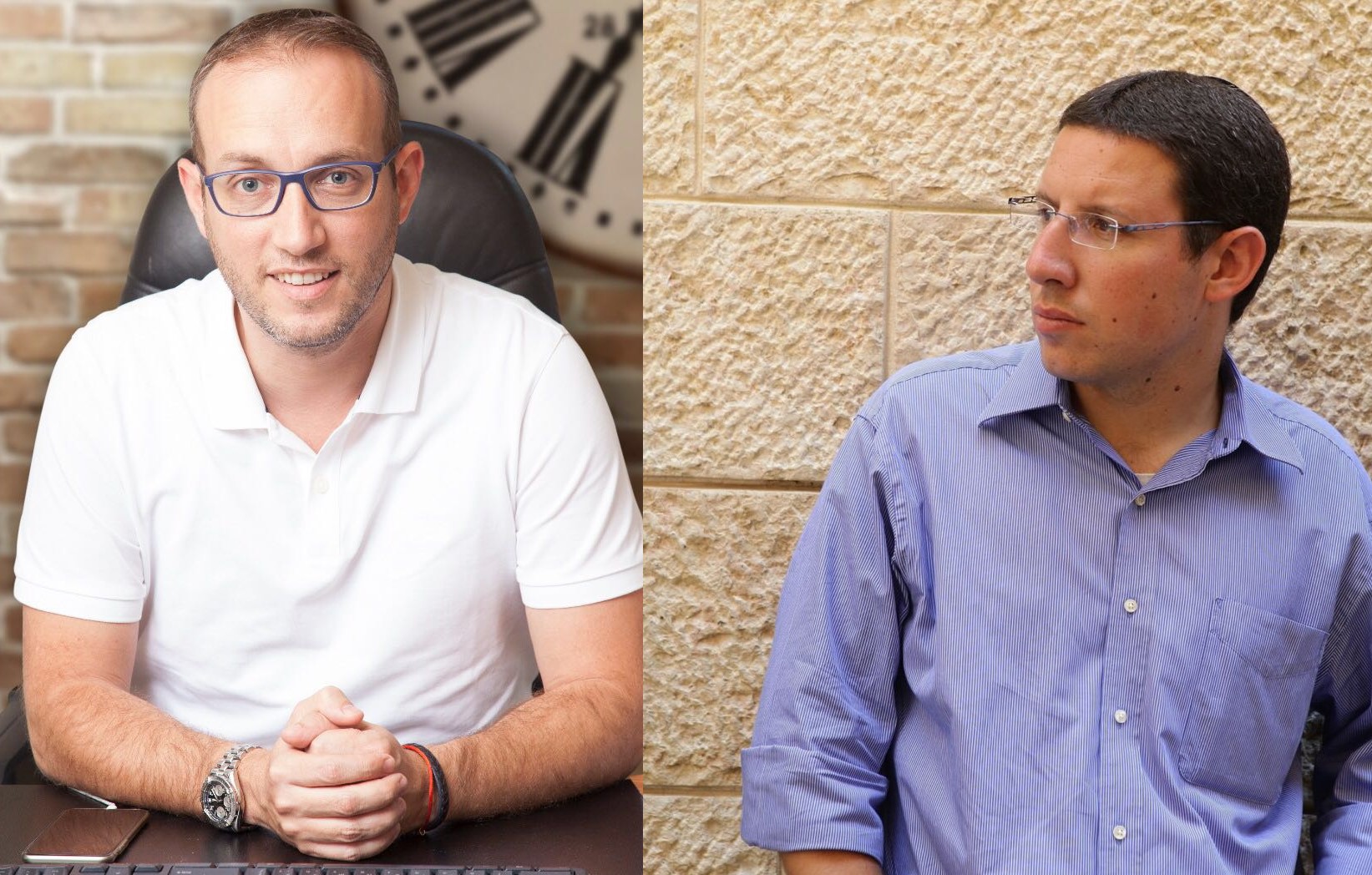 אבי לרנר (מימין) ואורן אלימלך