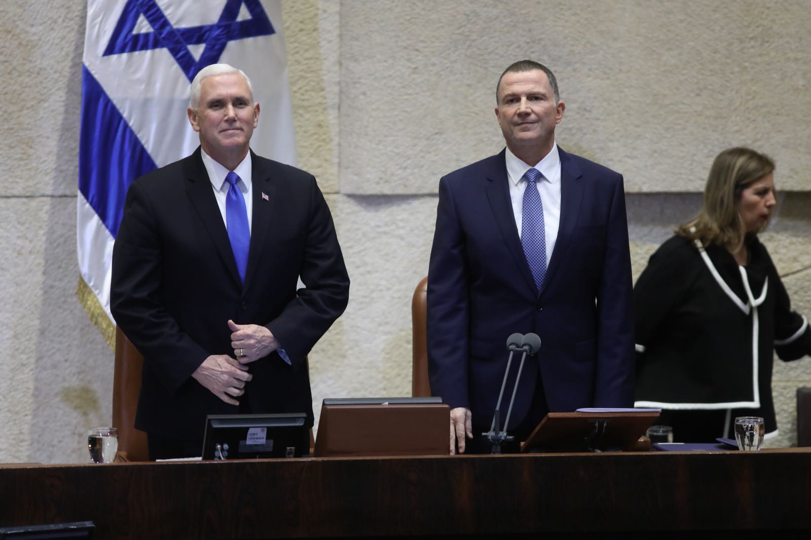 נאום פנס בכנסת: "ארה"ב עומדת עם ישראל"