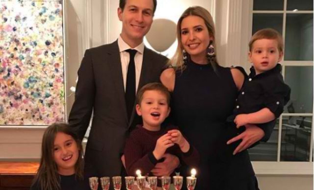תזכה להדליק גם משואה? (צילום מתוך טוויטר IvankaTrumpֲ@)