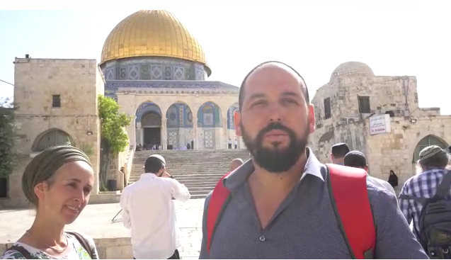צפו: כוכב מאסטר שף עלה להודות בהר הבית