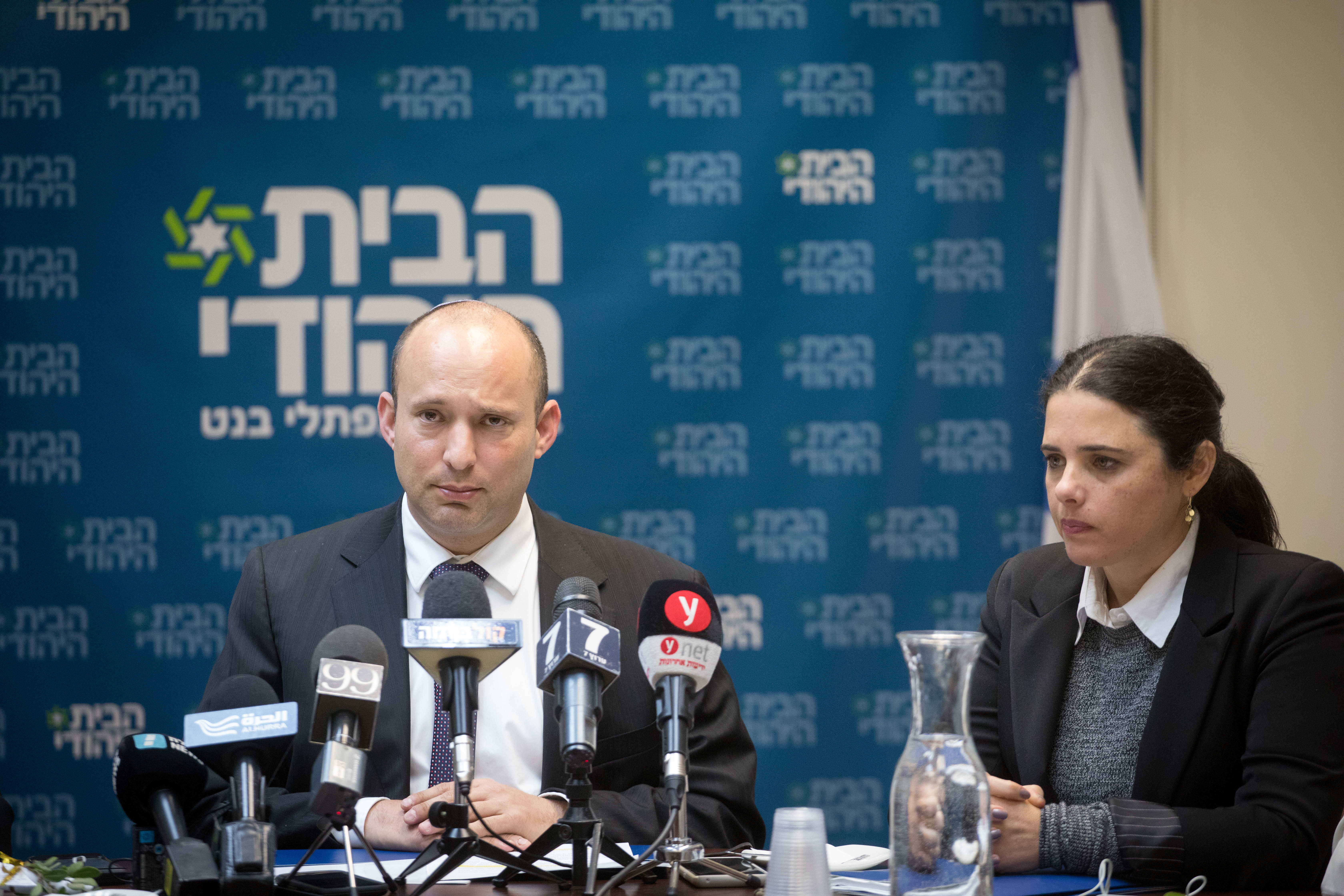 ראשי הבית היהודי נגד המתווה של נתניהו
