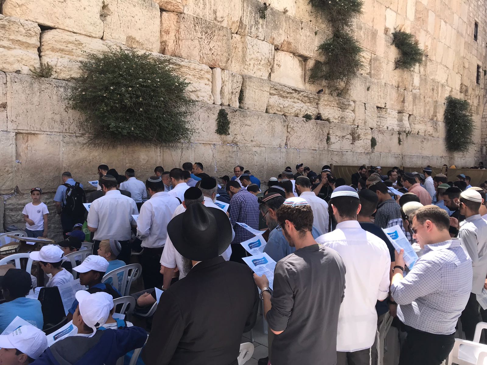 תודה? לא רק לביבי ולטראמפ: מאות תלמידי החמ"ד בתפילת הודיה
