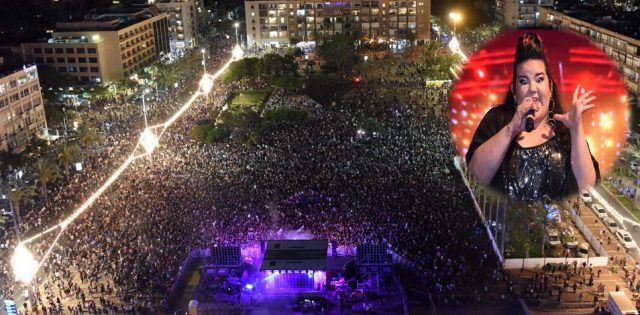 אחדות בכיכר: רבבות הגיעו לחגוג ניצחון עם נטע ברזילי