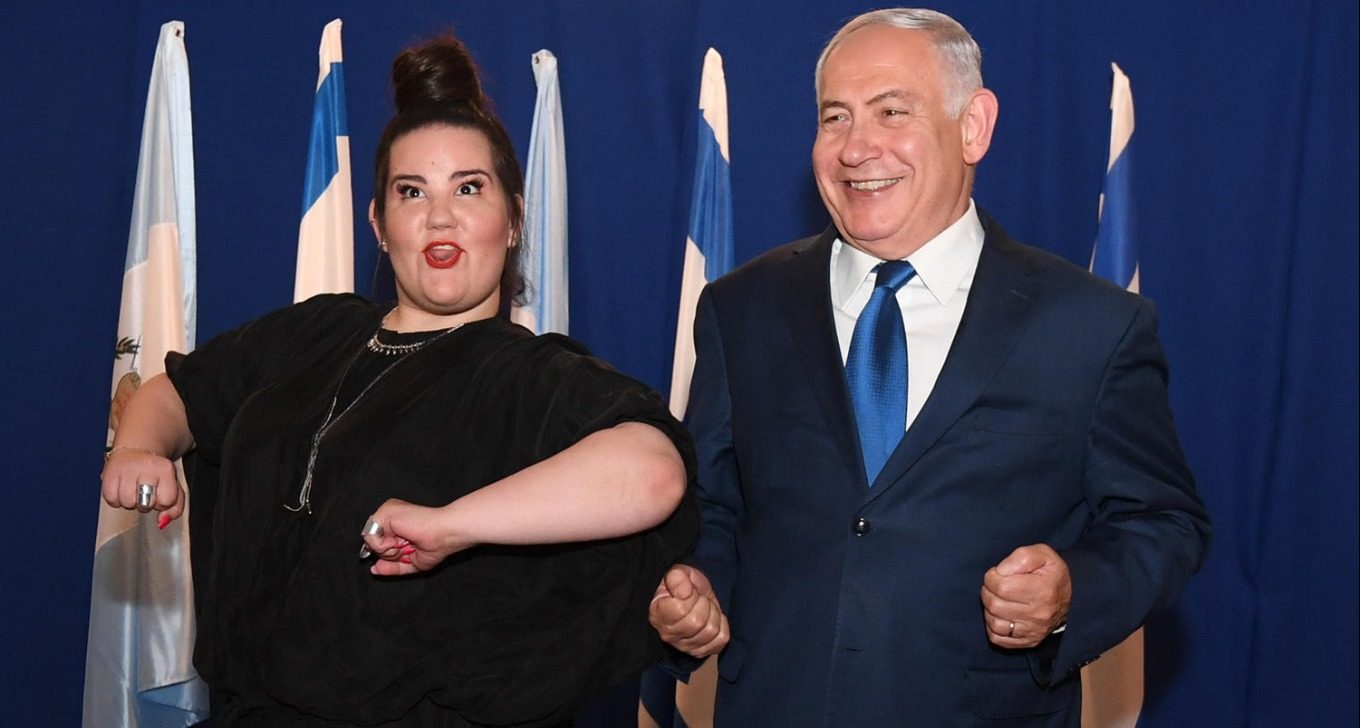 "היי, כפרה עלייך", כשנתניהו פגש את נטע. צפו