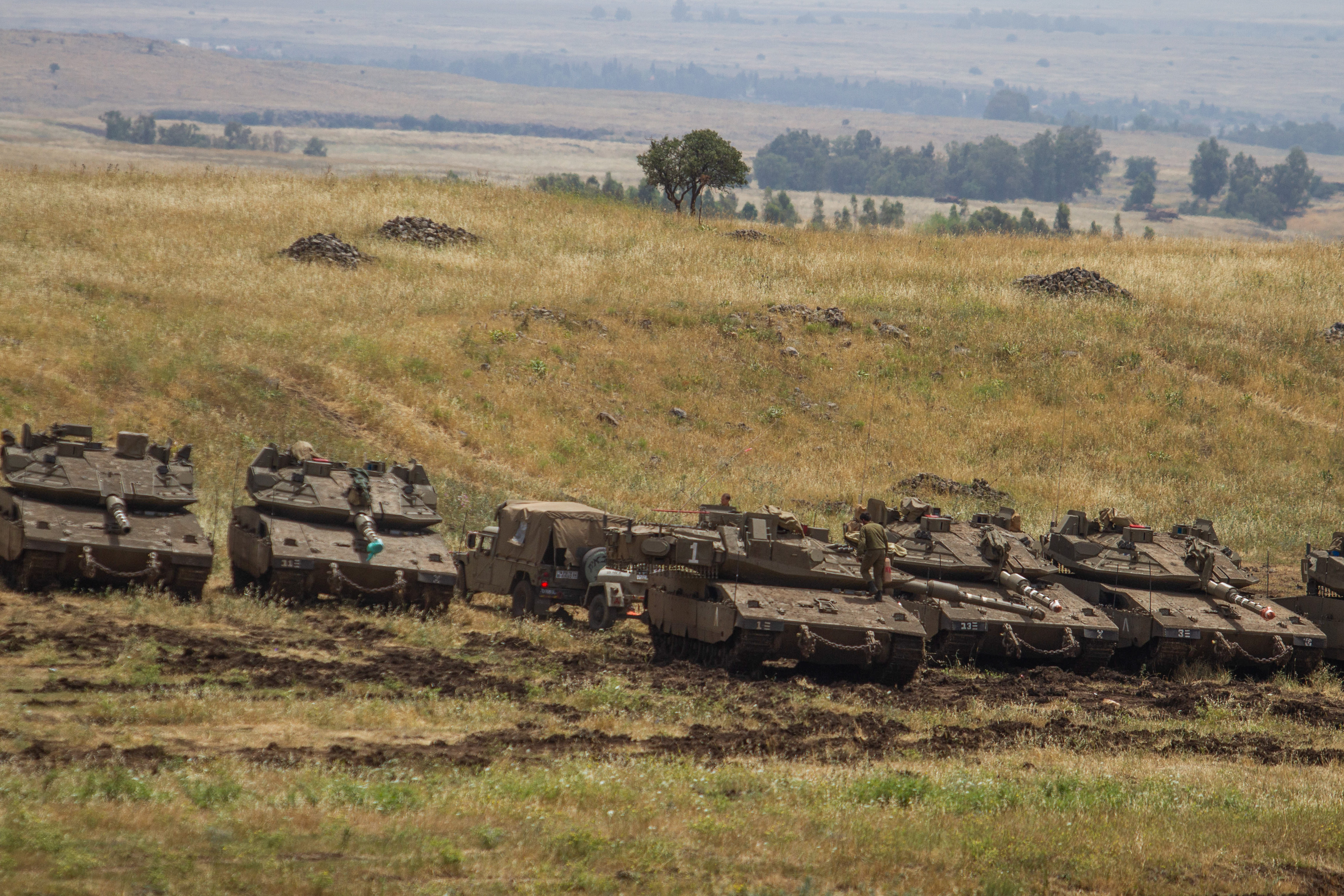 צה"ל מעלה שיריון וארטילריה לרמת הגולן