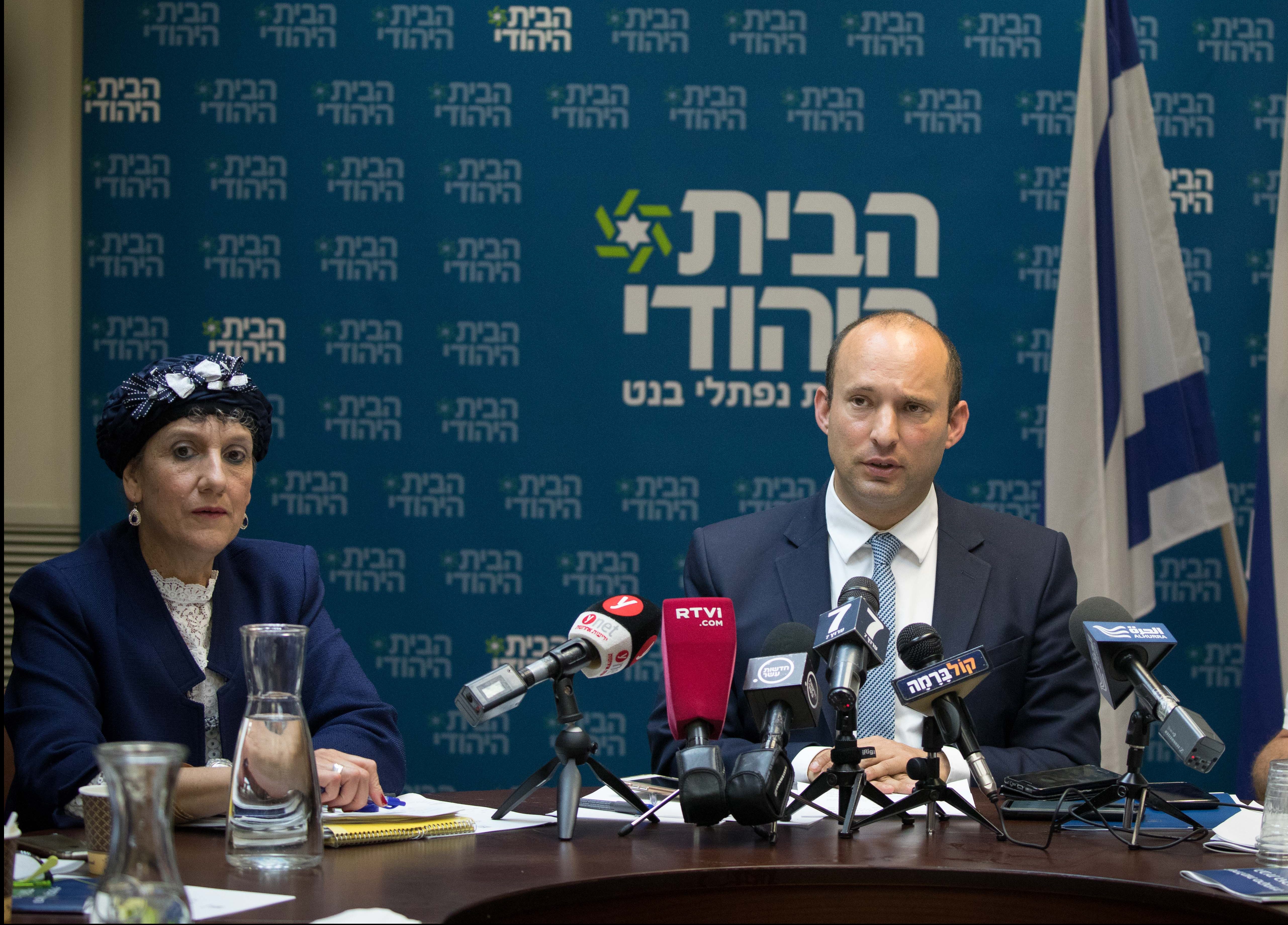 פיצול בבית היהודי • יוגב וסמוטריץ' נגד; השאר בעד