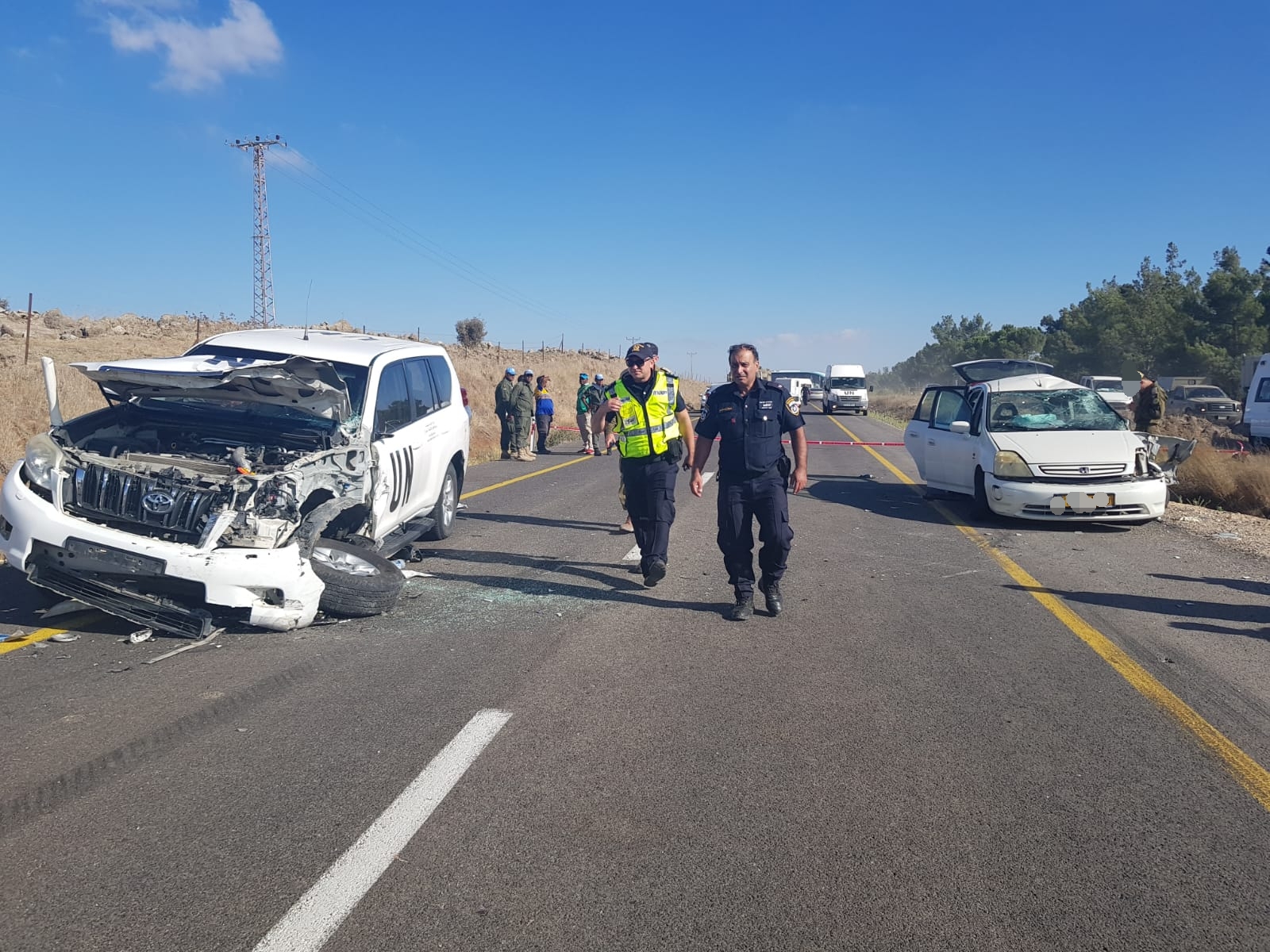 משפחה נפצעה בתאונת דרכים בגולן: 2 ילדים קשה