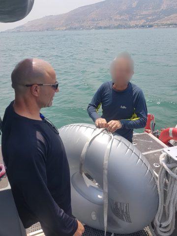 ארבעה תושבי השומרון נסחפו בכנרת