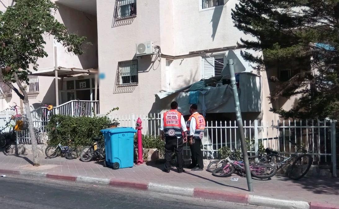ילד בן 4 נפל מגובה במודיעין עילית. פונה במצב קשה